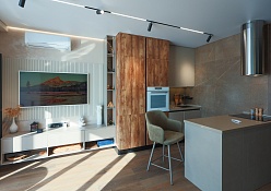 Капитальный ремонт + дизайн-проект в ЖК Кристалл